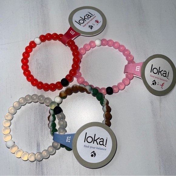 lokai bracelet breast cancer, save the children, Camo, Clear Bracelet Medium - Picture 2 of 6